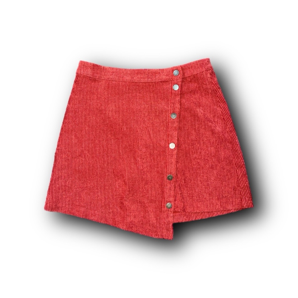 Lush Sedona Corduroy Mini Skirt Schoolgirl Retro Academia Vibes